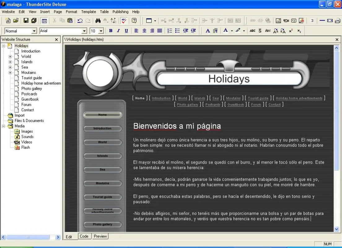 ThunderSite Web Editor for Windows - Simplify Web Design