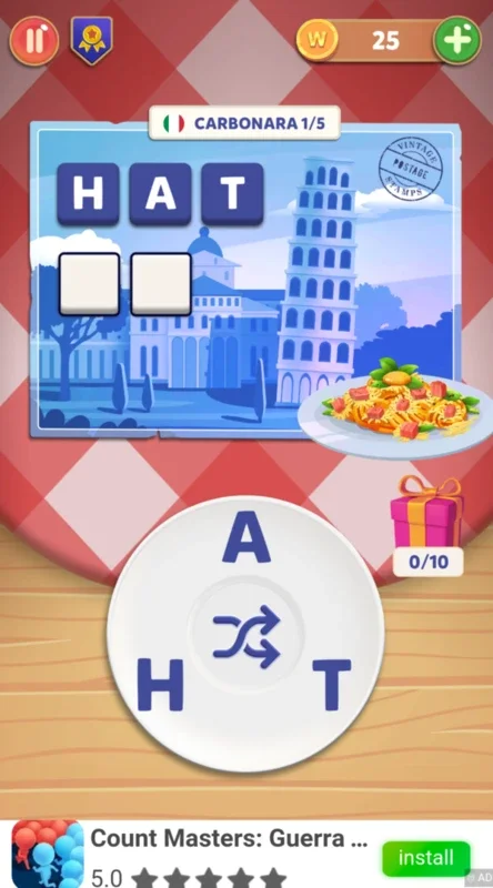 Wordelicious: Food & Travel for Android - Unscramble Words Globally