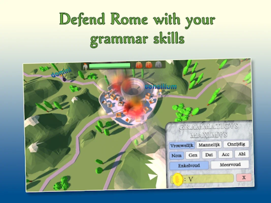 Grammaticus Maximus for Android: Learn Latin Grammar through Strategic Defense