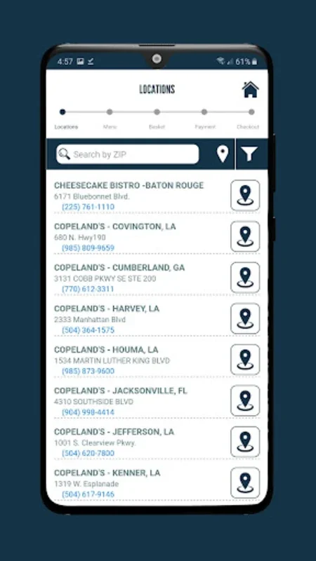 Copeland's for Android - Unlock Dining Rewards