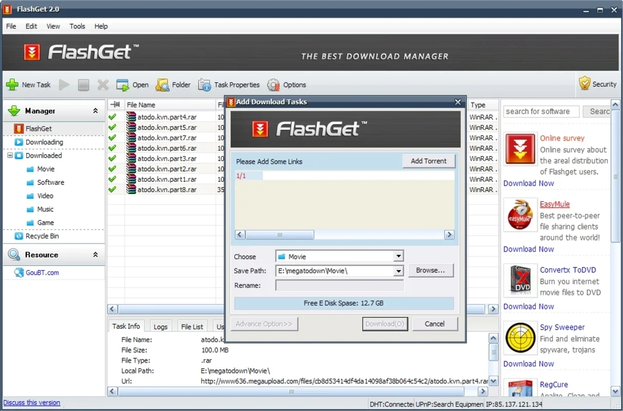 FlashGet for Windows - Faster Downloads