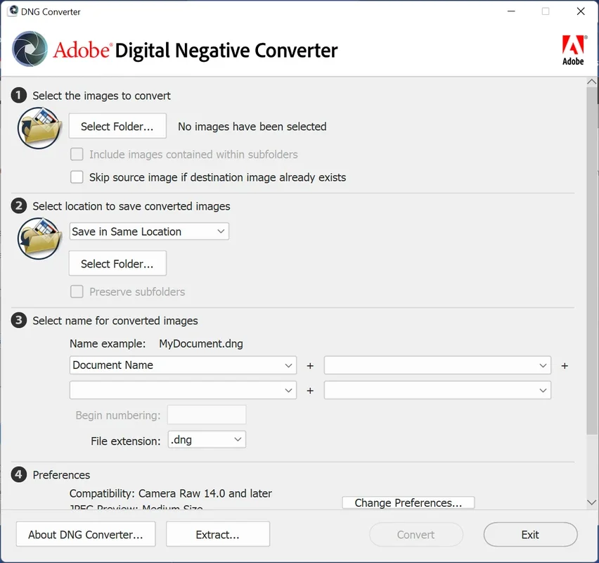 Adobe DNG Converter for Windows: Convert RAW and DNG Files with Ease