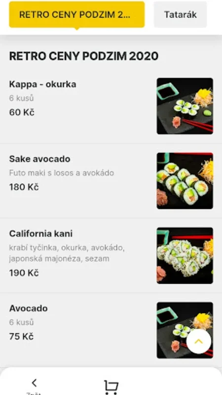 Bistro Sushi & Cafe Kbely for Android - Effortless Food Ordering