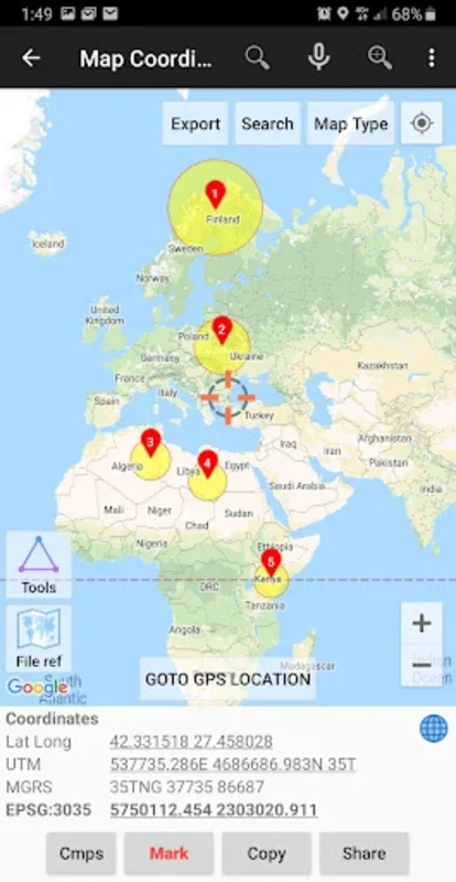 UTM Geo Map for Android: A Field Professional's Mapping Aid