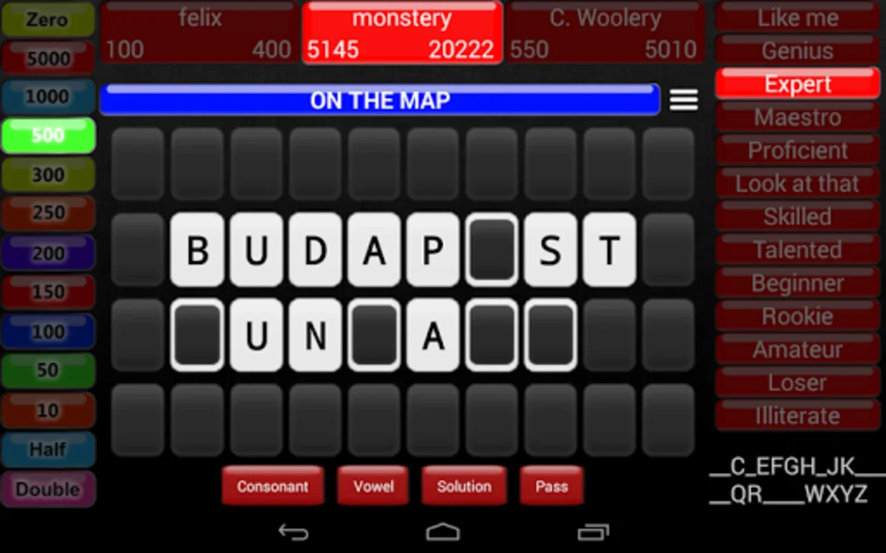 Wheel of Brain for Android - Engaging Word Puzzle Game