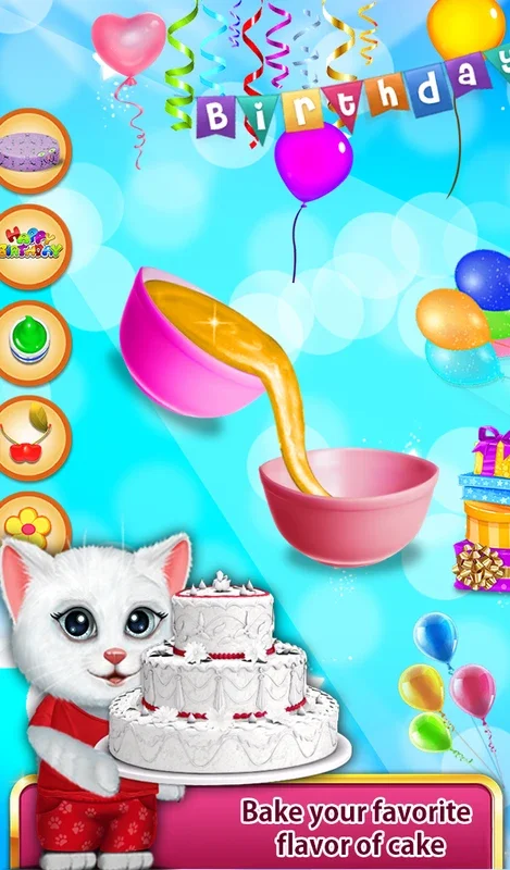 Kitty Birthday Party Celebration for Android - Fun Party App