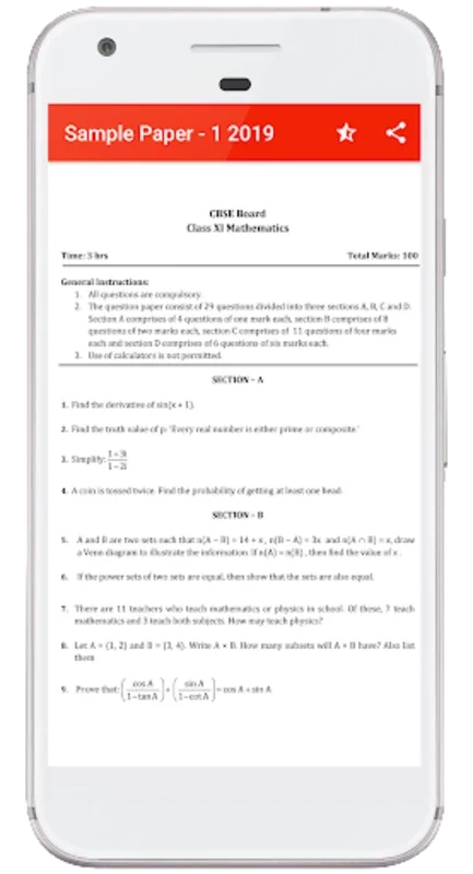 RS Aggarwal 11 Math Solution for Android - Comprehensive Math Aid