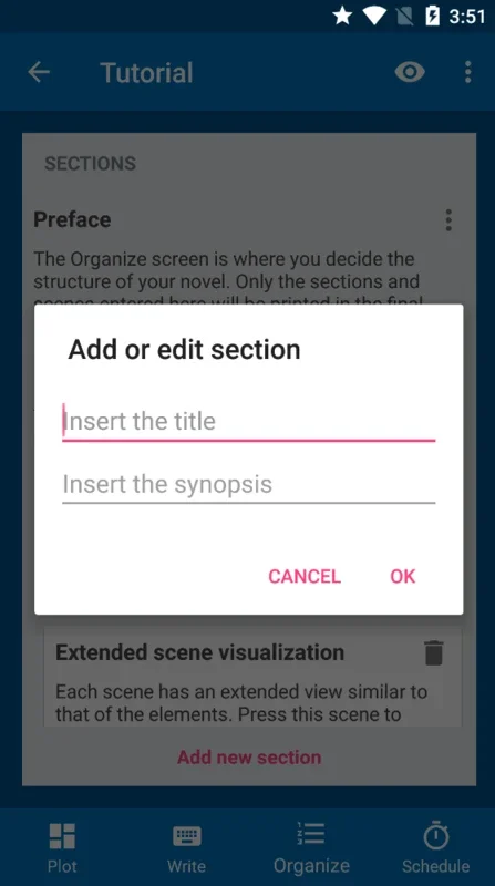 Novelist for Android - Create and Organize Your Stories