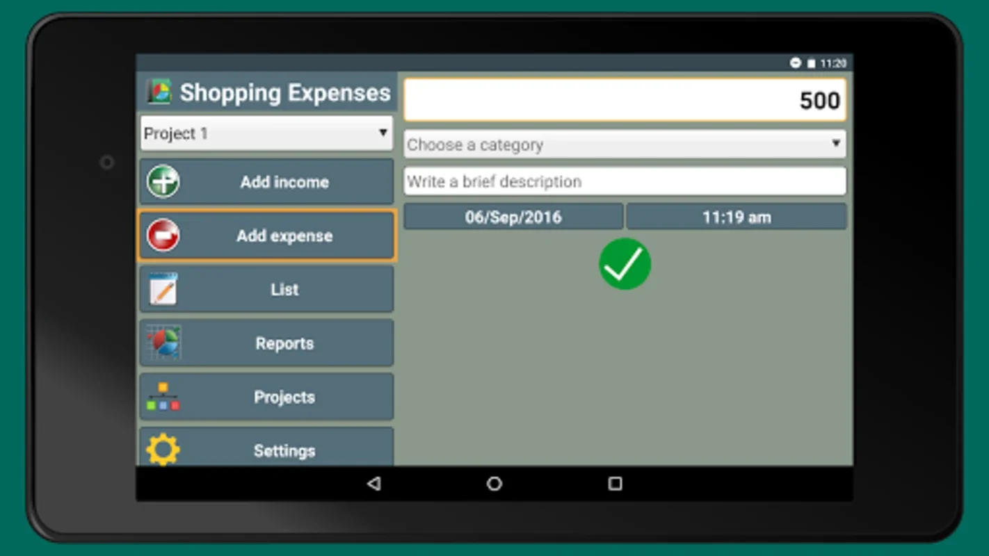 Shopping Expenses for Android - Efficient Financial Management