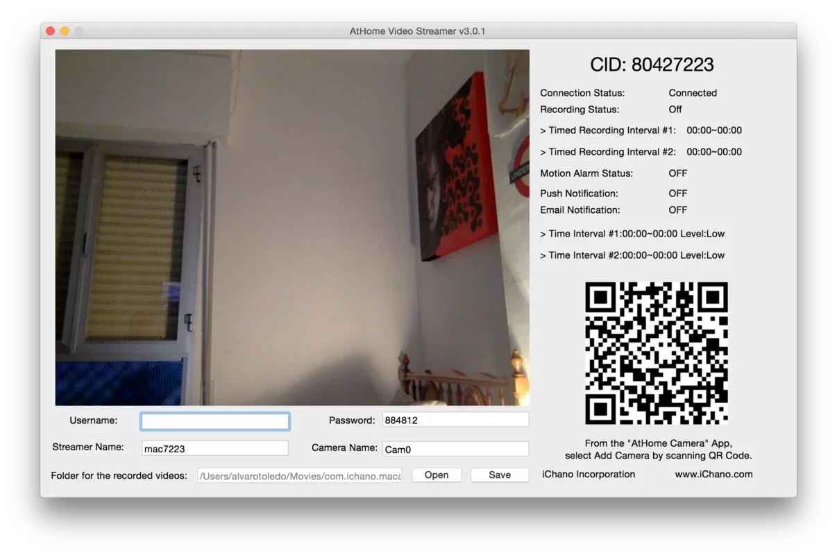 AtHome Video Streamer for Mac - Ideal for Remote Surveillance