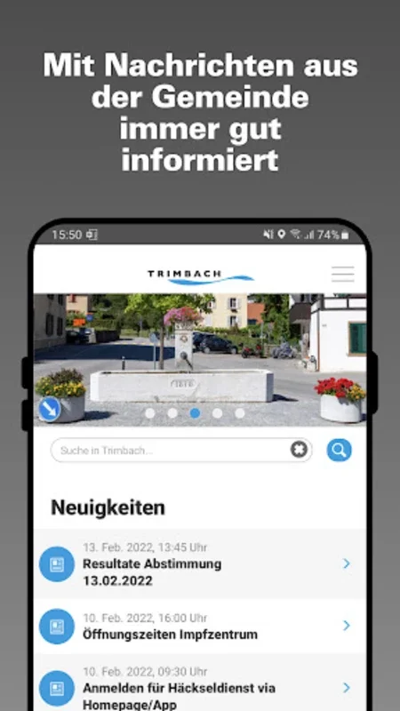 Trimbach for Android - Stay Informed and Connected