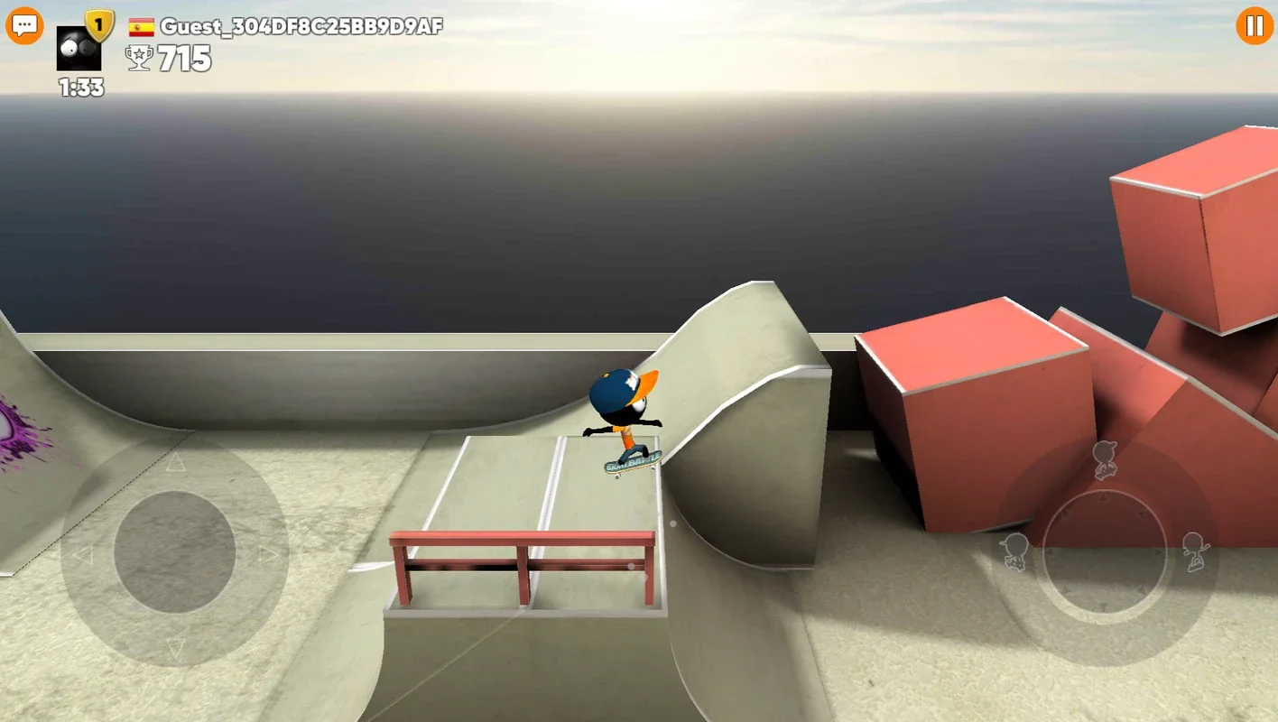 Stickman Skate Battle for Android - Thrilling 3D Skateboarding