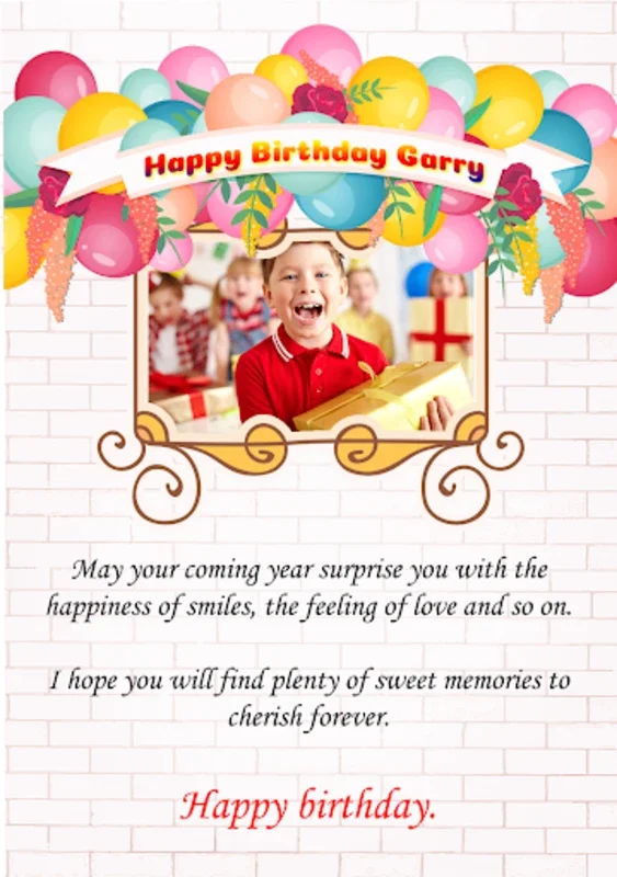 Birthday Greeting Cards Maker for Android - Create Personalized Cards Easily