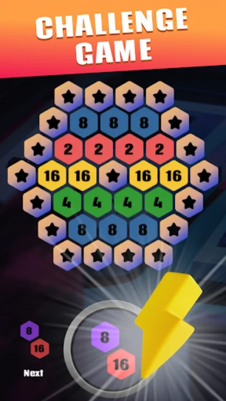 SuperHexaLegend for Android - Play and Merge Hexagons