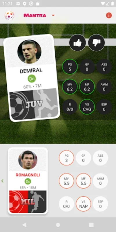 Chi Schiero for Android - Optimize Fantasy Teams