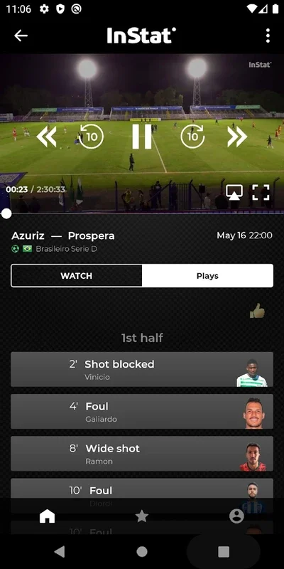 InSports TV for Android - Stream Sports Matches