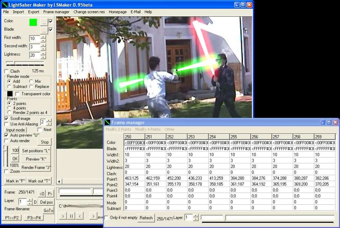 LSMaker for Windows: Add Lightsaber Effects to Videos