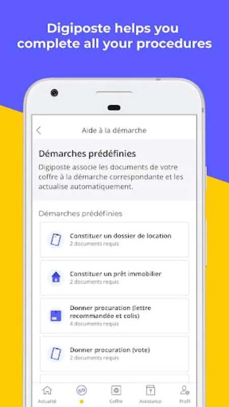 Digiposte Digital safe for Android - Secure Document Management