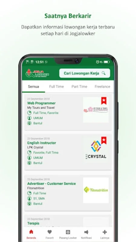 Jogjalowker - Portal Lowongan for Android: Connecting Job Seekers and Employers