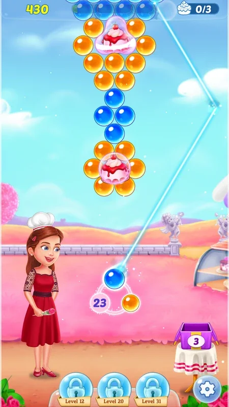 Pastry Pop Blast - Bubble Shooter for Android - No Downloading Needed