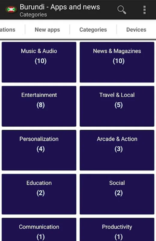 Burundi - Apps and News for Android: Seamless App Access