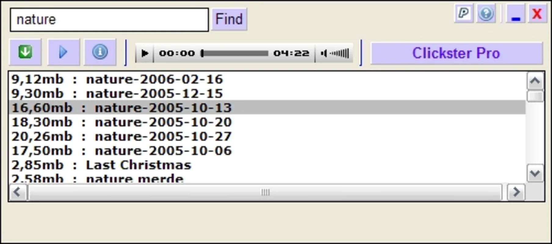 Clickster for Windows: Fast MP3 Downloads