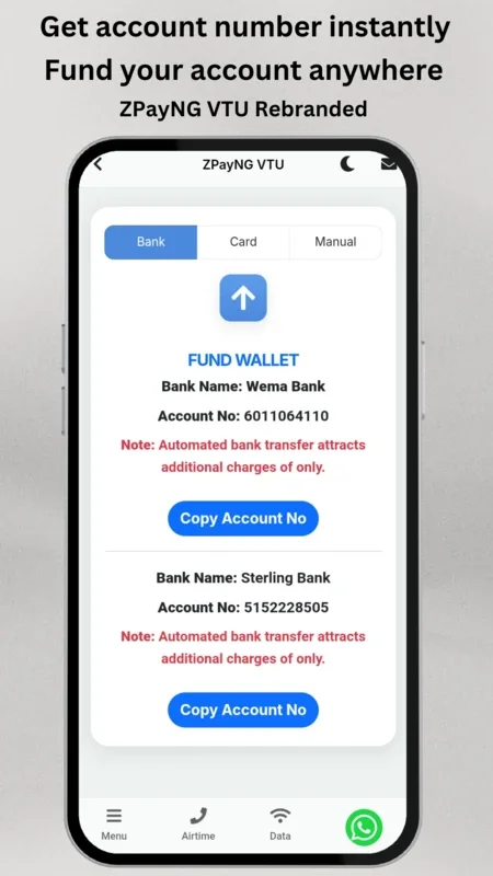 ZPayNG VTU for Android: Automated Services Galore