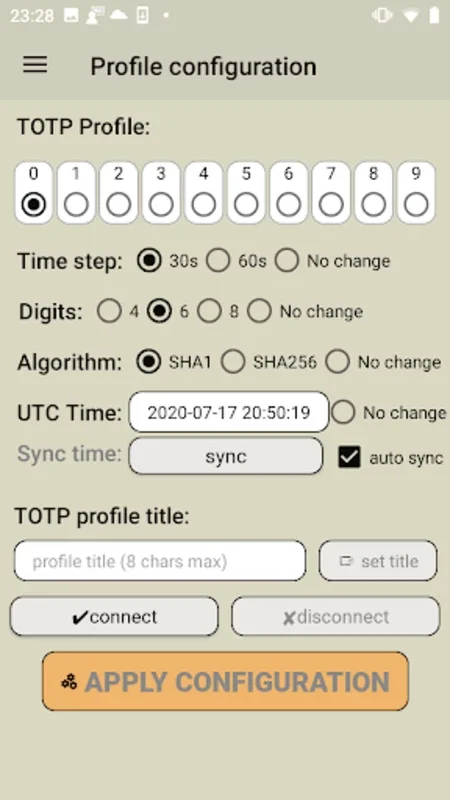 TOKEN2 NFC Burner for Molto1 for Android - Secure Token Setup