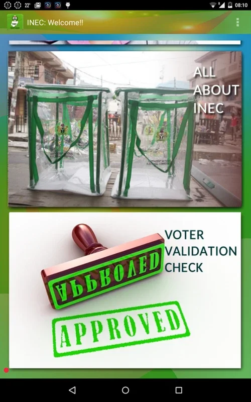 myINEC for Android: Comprehensive INEC Services
