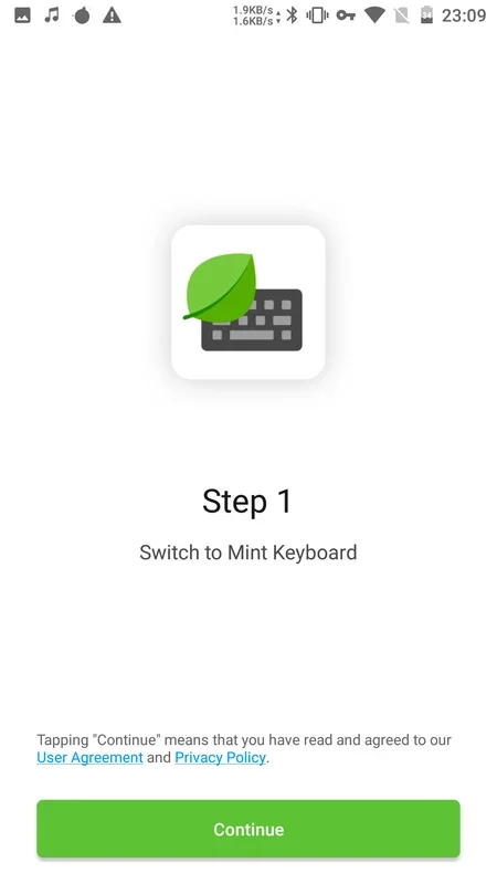 Mint Keyboard for Android - A Customizable Typing Tool