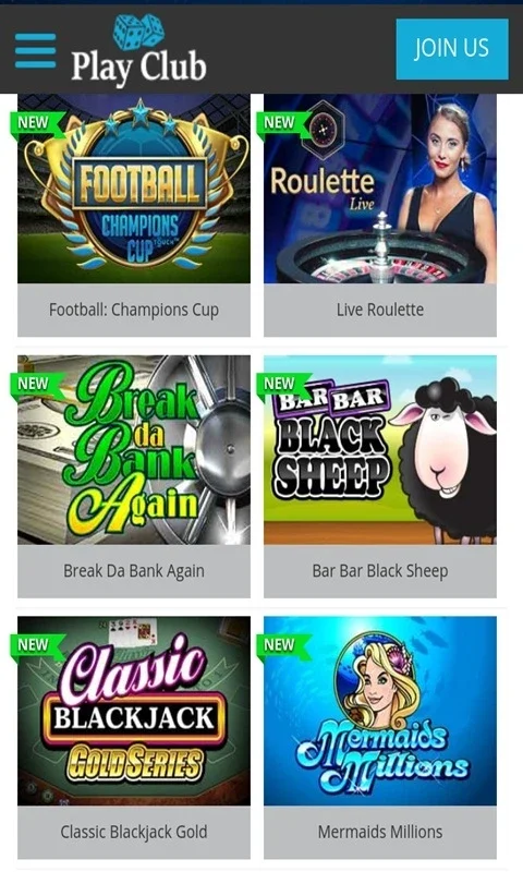 PlayClub Casino for Android: Risk-Free Entertainment