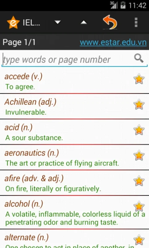 IELTS Words for Android: Enhance Your Vocabulary