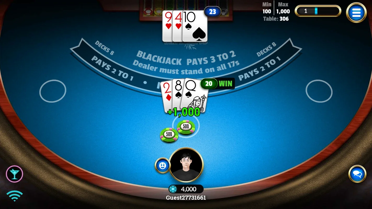 BlackJack 21 for Android: Intense Blackjack Competition