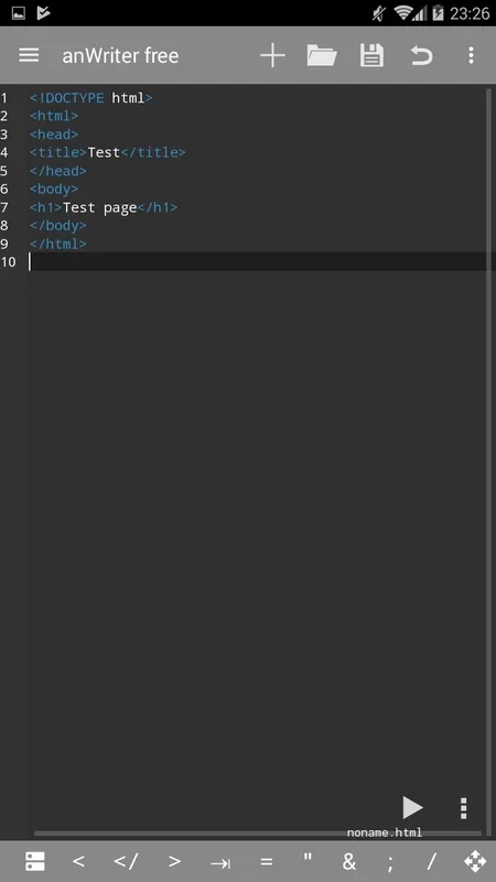 anWriter Free HTML Editor: Powerful Android Code Editor