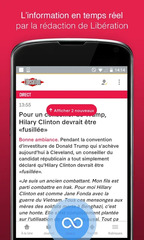 Libération for Android - Stay Informed with Dynamic News