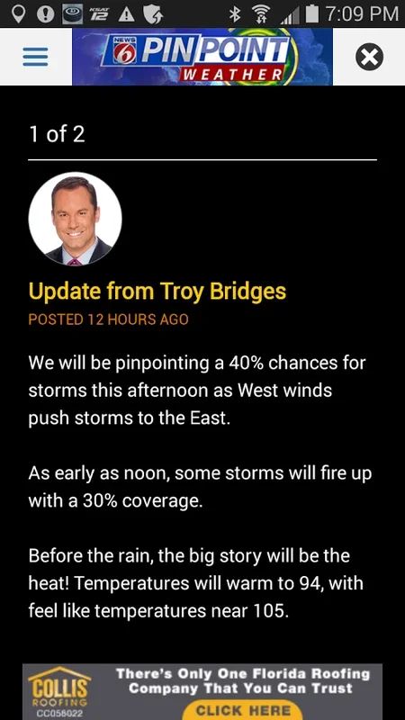 Local 6 for Android - Precise Weather Tracking App