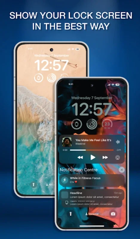 Lock Screen iOS 16 for Android - Aesthetic and Functional