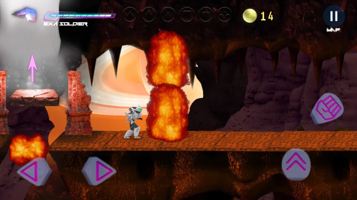 Exa Soldier for Android: Engaging 2D Platformer