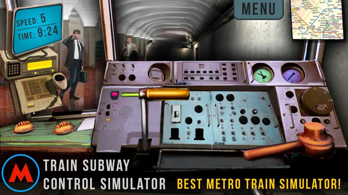 Subway 3D Control Simulator for Android: Immersive Train Op Experience