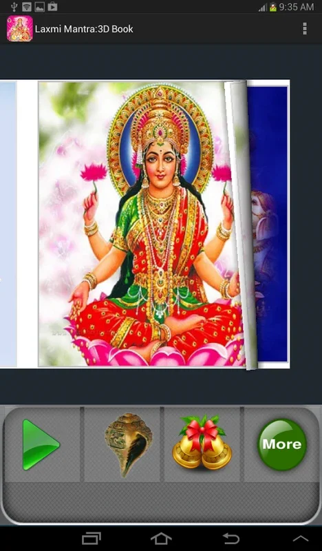 Laxmi Mantra:3D Book for Android - Immersive Spiritual Experience