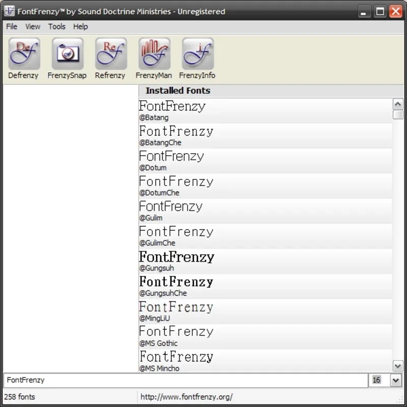 FontFrenzy: Streamline Font Management on Windows