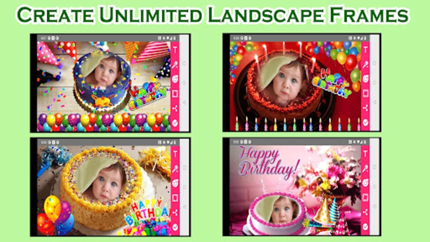 Birthday Cake Photo Frames for Android - Effortless Creativity