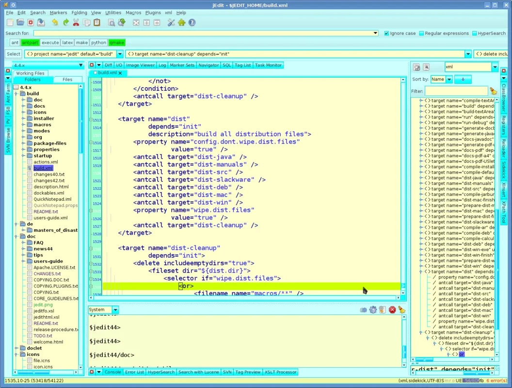 jEdit for Windows: The Complete Text Editor for Programmers