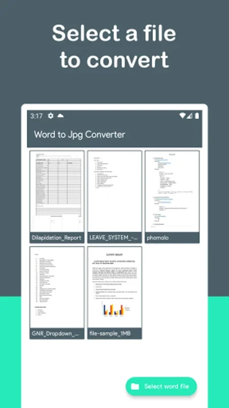 File Converter | Word to Pdf | for Android: Simplify File Conversion