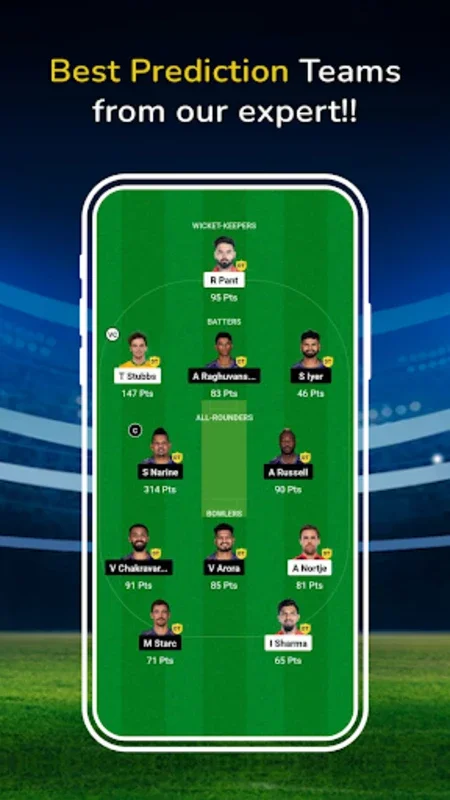 My 11 for Android - A Comprehensive Fantasy Cricket App