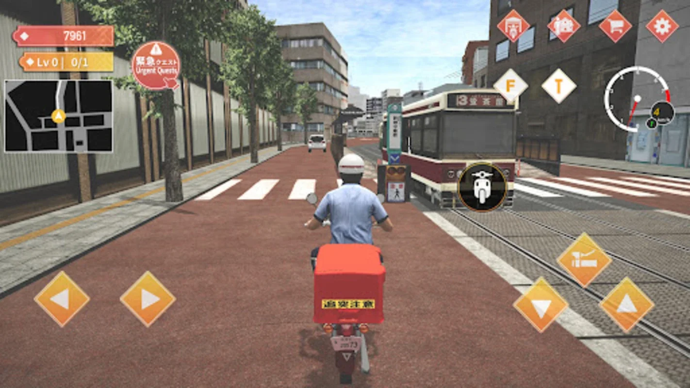 Japan Postman Moto Simulator for Android - Navigate Nagasaki on a Motorcycle