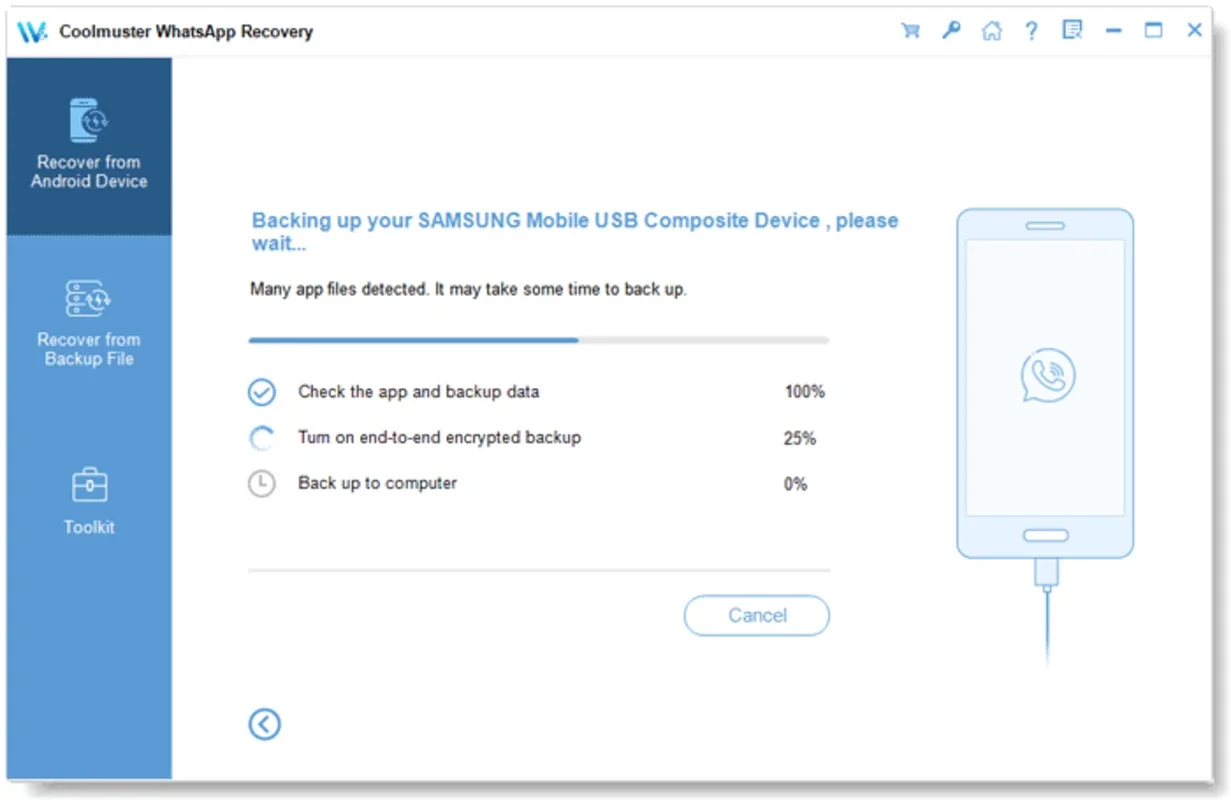 Coolmuster Android WhatsApp Recovery for Windows: Backup WhatsApp Data