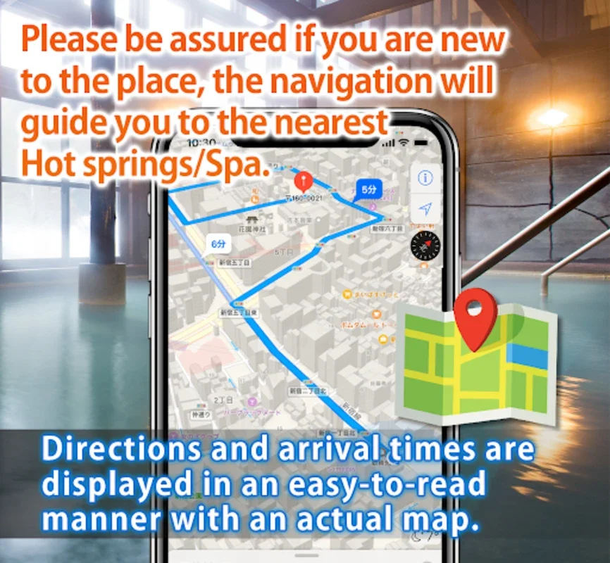 Hot spring spa information Map for Android - Explore 13,000+ Global Hot Springs