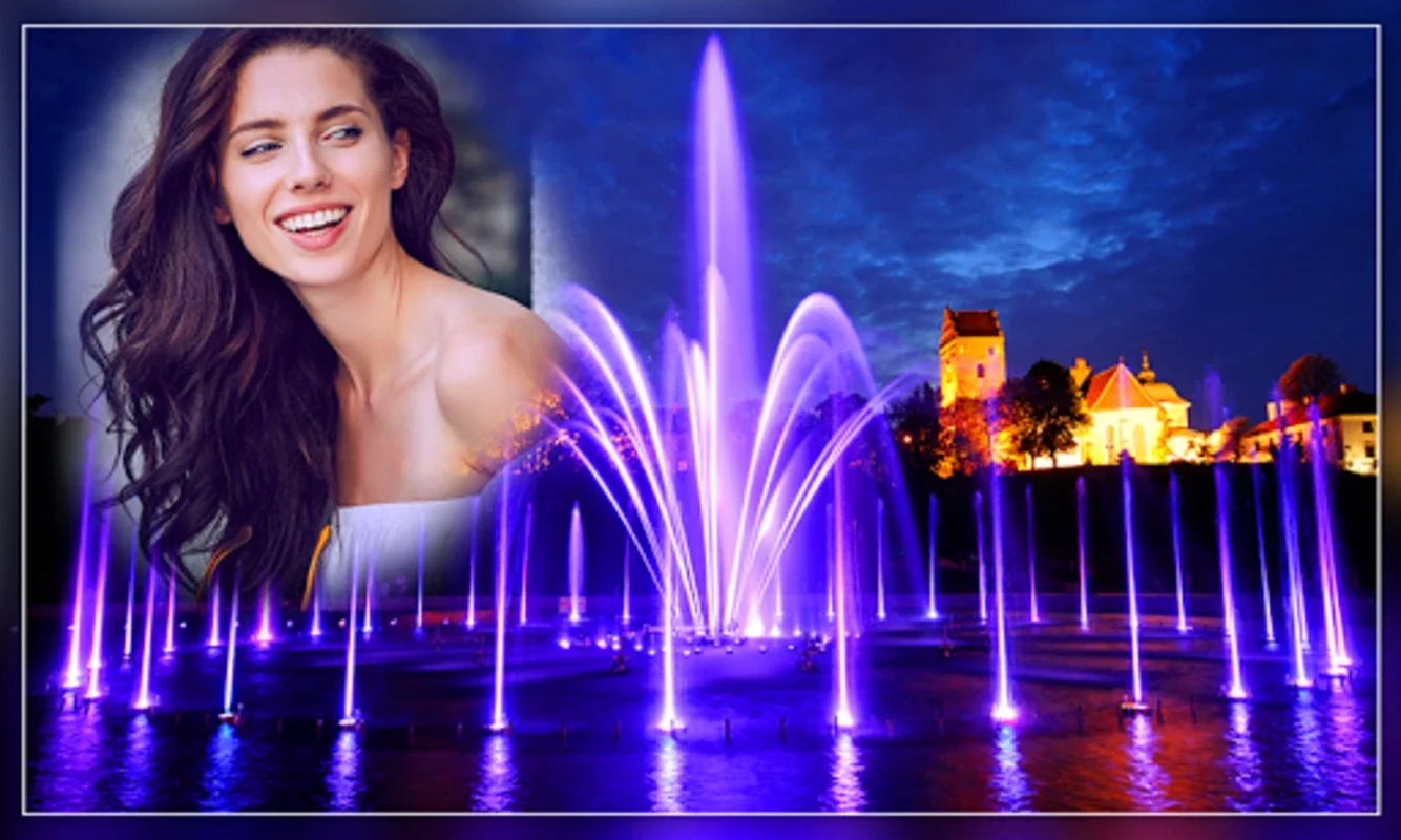 Water Fountain Photo Frames for Android - Create Stunning Images