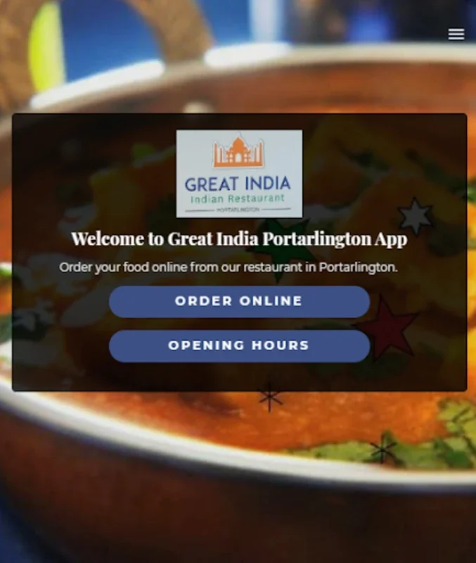 Great India for Android - Order Authentic Cuisine Online